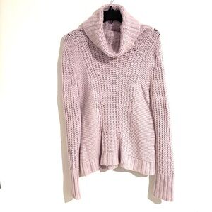 Banana Republic Size S Cozy Lavender Knit Turtleneck Sweater